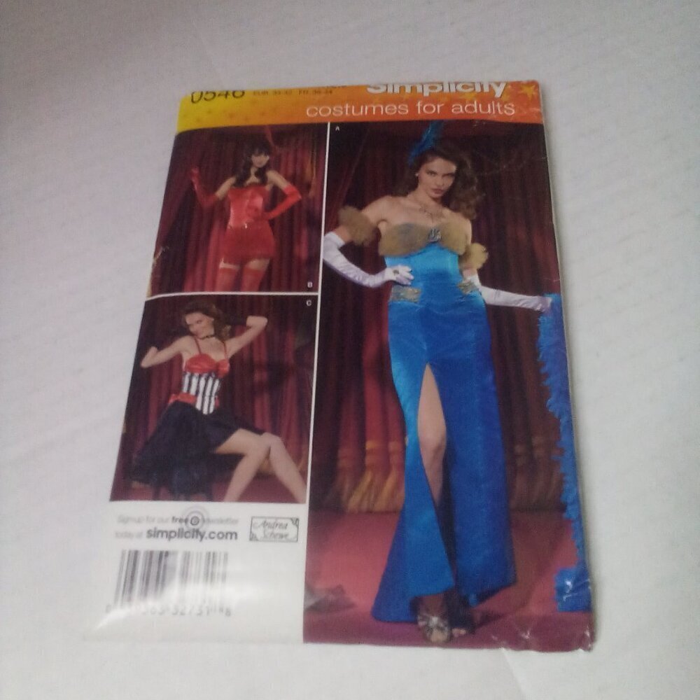 Simplicity Sewing Pattern Costumes Women 8-16 #0546